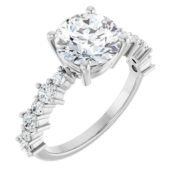 Accented Engagement Ring Raleigh Diamond Fine Jewelry Raleigh, NC