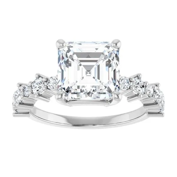 Accented Engagement Ring Image 3 Shipley's Fine Jewelry Hampstead, MD
