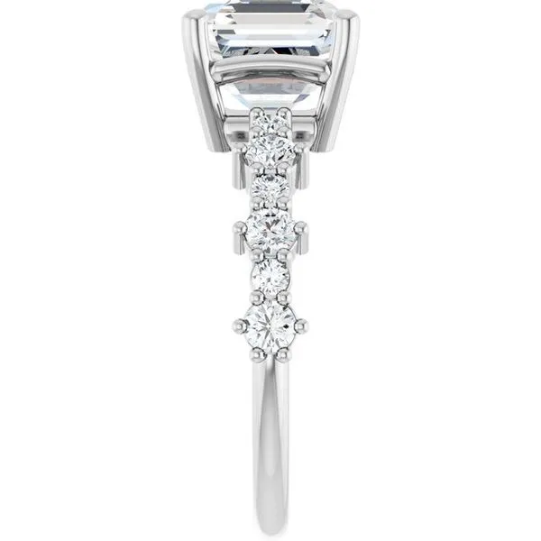 Accented Engagement Ring Image 4 Shipley's Fine Jewelry Hampstead, MD