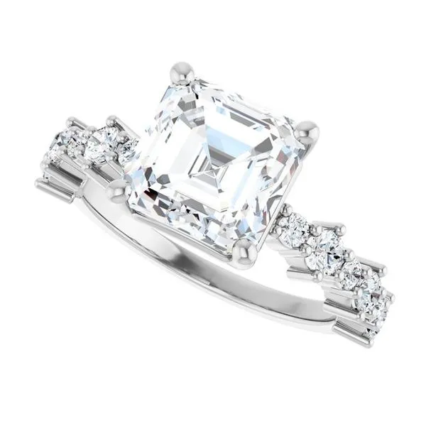 Accented Engagement Ring Image 5 Shipley's Fine Jewelry Hampstead, MD