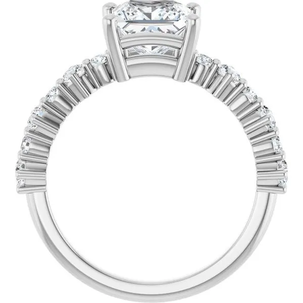 Accented Engagement Ring Image 2 Shipley's Fine Jewelry Hampstead, MD
