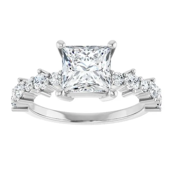 Accented Engagement Ring Image 3 Shipley's Fine Jewelry Hampstead, MD
