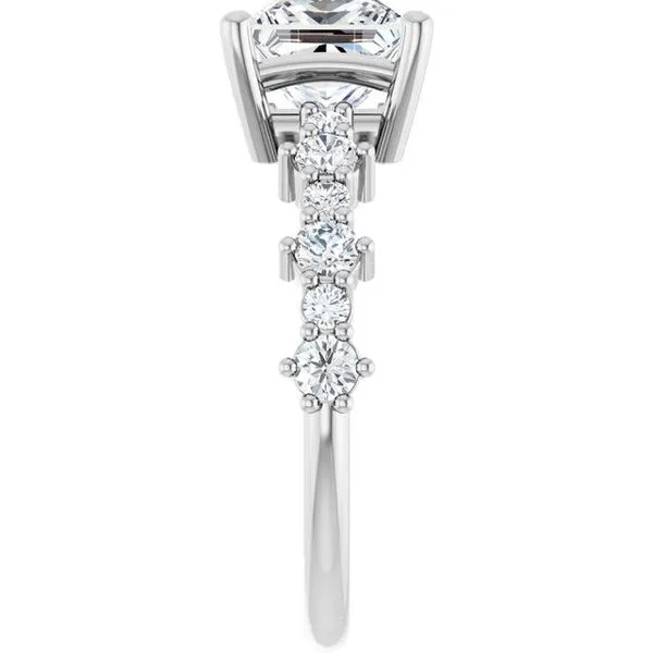 Accented Engagement Ring Image 4 Shipley's Fine Jewelry Hampstead, MD