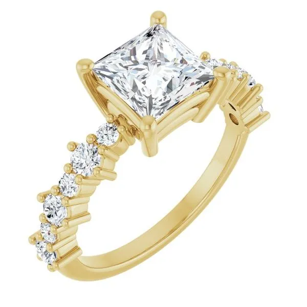 Accented Engagement Ring Shipley's Fine Jewelry Hampstead, MD