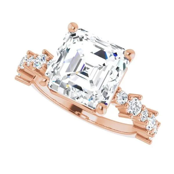 Accented Engagement Ring Image 5 Shipley's Fine Jewelry Hampstead, MD