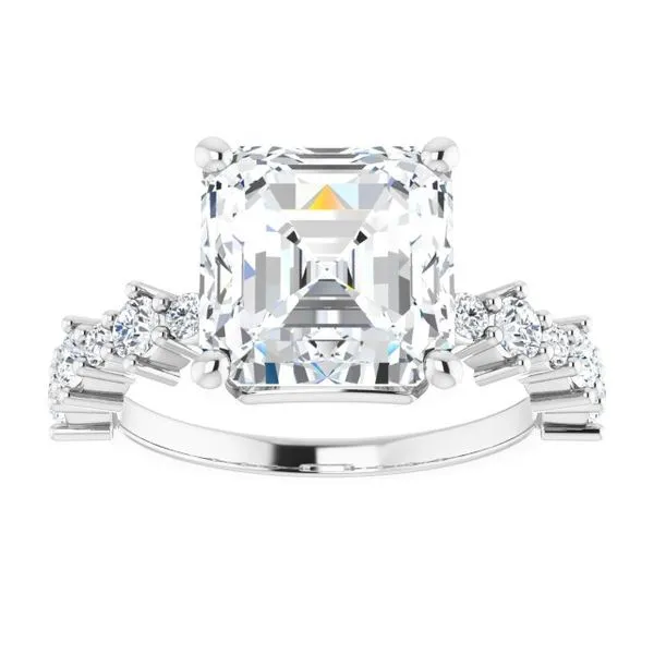 Accented Engagement Ring Image 3 Shipley's Fine Jewelry Hampstead, MD