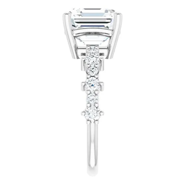 Accented Engagement Ring Image 4 Shipley's Fine Jewelry Hampstead, MD