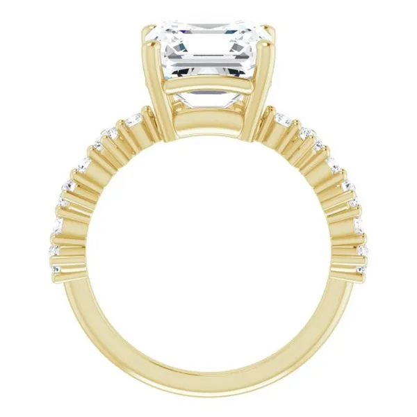 Accented Engagement Ring Image 2 Shipley's Fine Jewelry Hampstead, MD