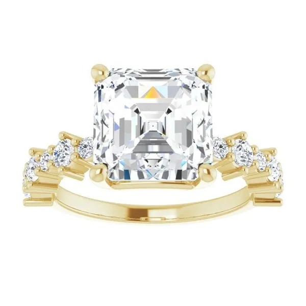 Accented Engagement Ring Image 3 Shipley's Fine Jewelry Hampstead, MD