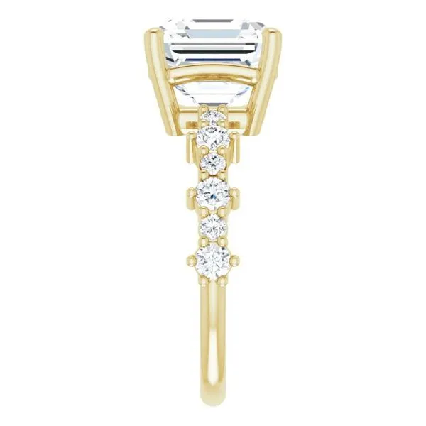 Accented Engagement Ring Image 4 Shipley's Fine Jewelry Hampstead, MD