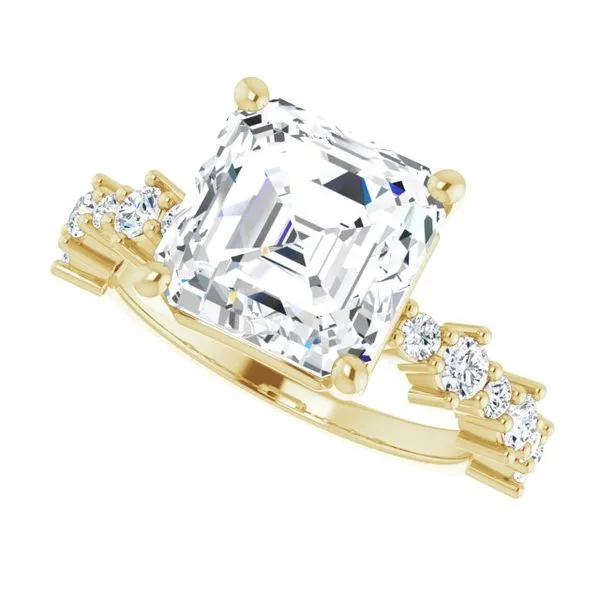 Accented Engagement Ring Image 5 Shipley's Fine Jewelry Hampstead, MD