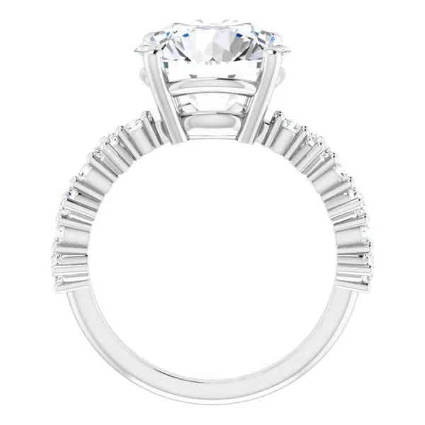 Accented Engagement Ring Image 2 Shipley's Fine Jewelry Hampstead, MD