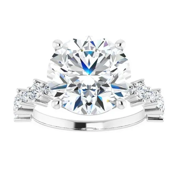 Accented Engagement Ring Image 3 Shipley's Fine Jewelry Hampstead, MD