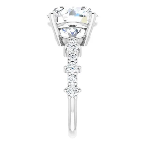 Accented Engagement Ring Image 4 Shipley's Fine Jewelry Hampstead, MD