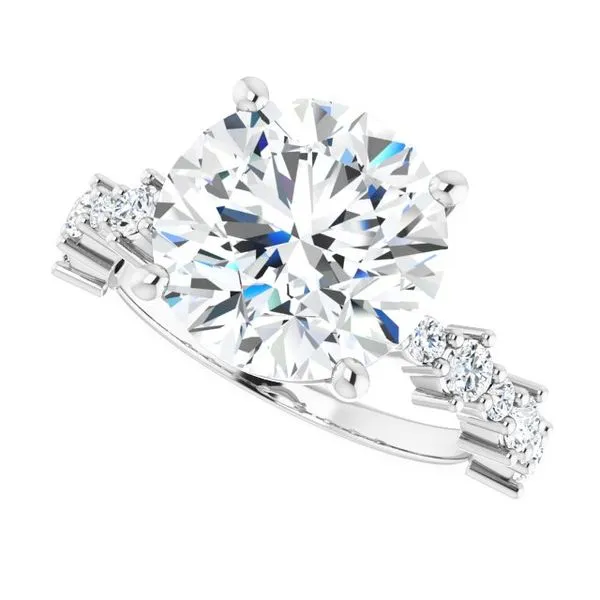 Accented Engagement Ring Image 5 Shipley's Fine Jewelry Hampstead, MD