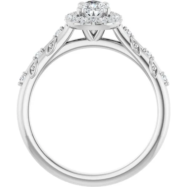 Halo-Style Engagement Ring Image 2 Raleigh Diamond Fine Jewelry Raleigh, NC