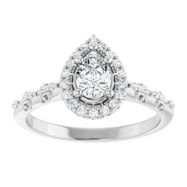 Halo-Style Engagement Ring Image 3 Raleigh Diamond Fine Jewelry Raleigh, NC