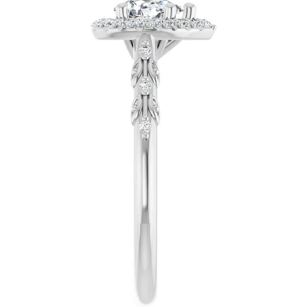 Halo-Style Engagement Ring Image 4 Raleigh Diamond Fine Jewelry Raleigh, NC