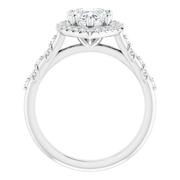 Halo-Style Engagement Ring Image 2 Raleigh Diamond Fine Jewelry Raleigh, NC