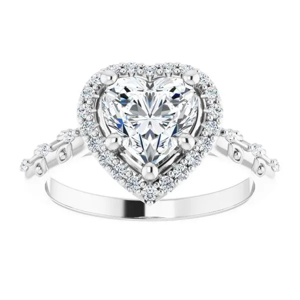 Halo-Style Engagement Ring Image 3 Raleigh Diamond Fine Jewelry Raleigh, NC