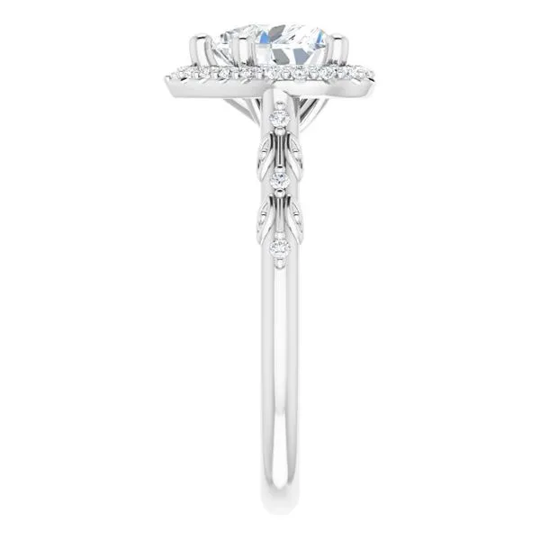 Halo-Style Engagement Ring Image 4 Raleigh Diamond Fine Jewelry Raleigh, NC