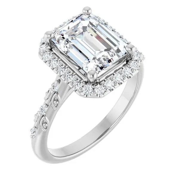 Halo-Style Engagement Ring Raleigh Diamond Fine Jewelry Raleigh, NC
