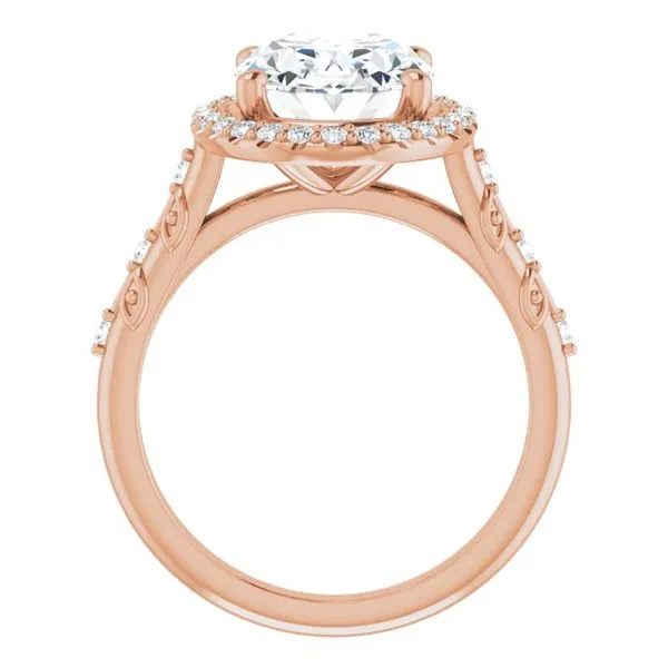 Halo-Style Engagement Ring Image 2 Shipley's Fine Jewelry Hampstead, MD