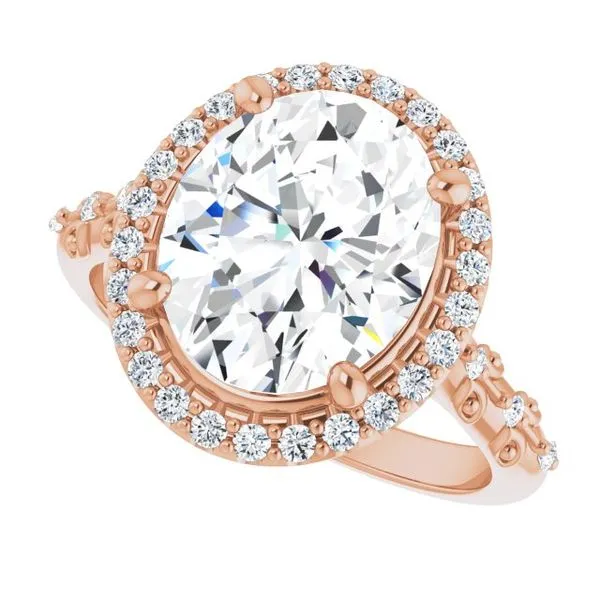 Halo-Style Engagement Ring Image 5 Shipley's Fine Jewelry Hampstead, MD