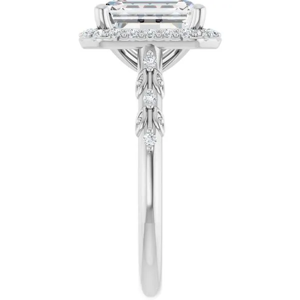 Halo-Style Engagement Ring Image 4 Raleigh Diamond Fine Jewelry Raleigh, NC