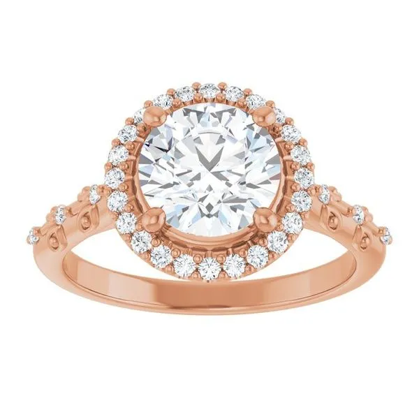 Halo-Style Engagement Ring Image 3 Shipley's Fine Jewelry Hampstead, MD