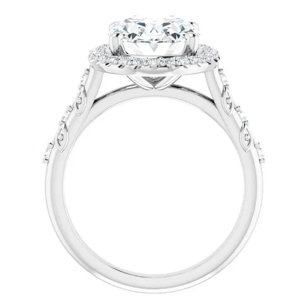 Halo-Style Engagement Ring Image 2 Raleigh Diamond Fine Jewelry Raleigh, NC