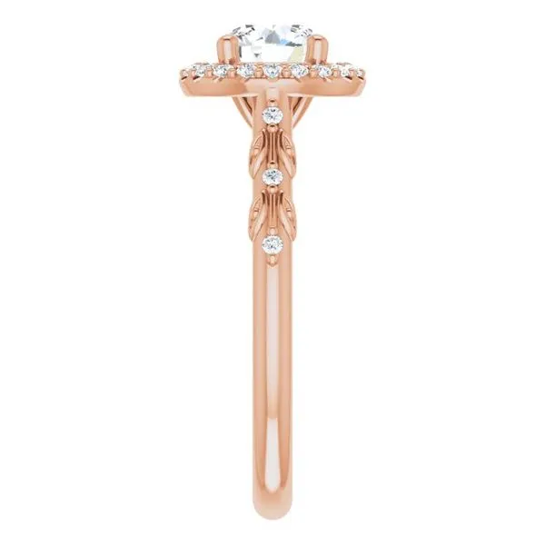 Halo-Style Engagement Ring Image 4 Raleigh Diamond Fine Jewelry Raleigh, NC
