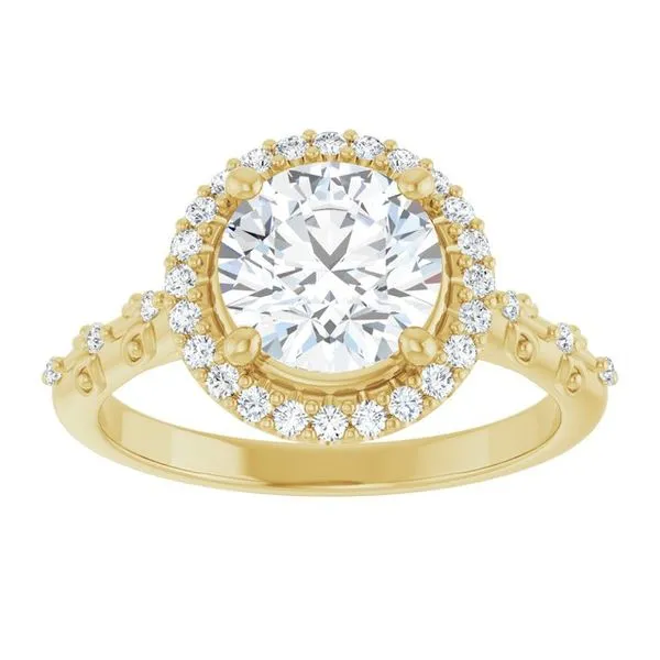 Halo-Style Engagement Ring Image 3 Shipley's Fine Jewelry Hampstead, MD