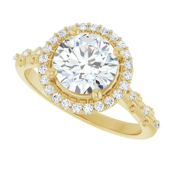Halo-Style Engagement Ring Image 5 Shipley's Fine Jewelry Hampstead, MD