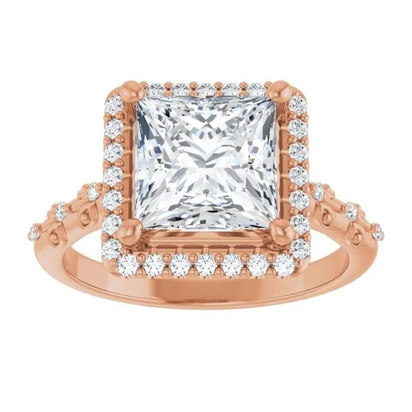 Halo-Style Engagement Ring Image 3 Shipley's Fine Jewelry Hampstead, MD