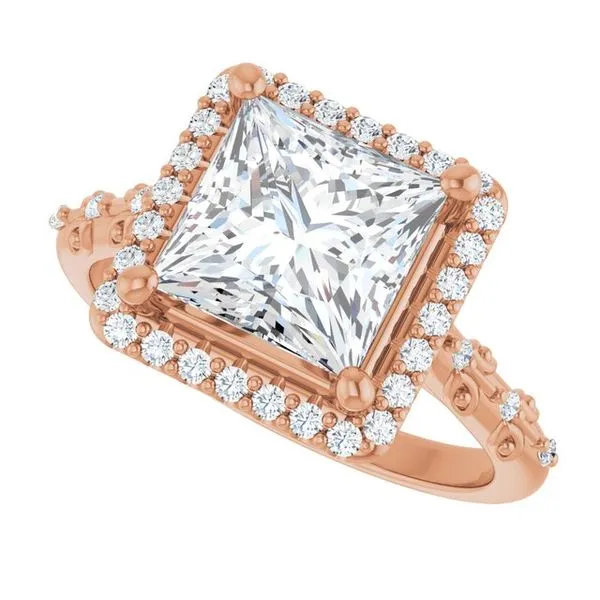 Halo-Style Engagement Ring Image 5 Shipley's Fine Jewelry Hampstead, MD