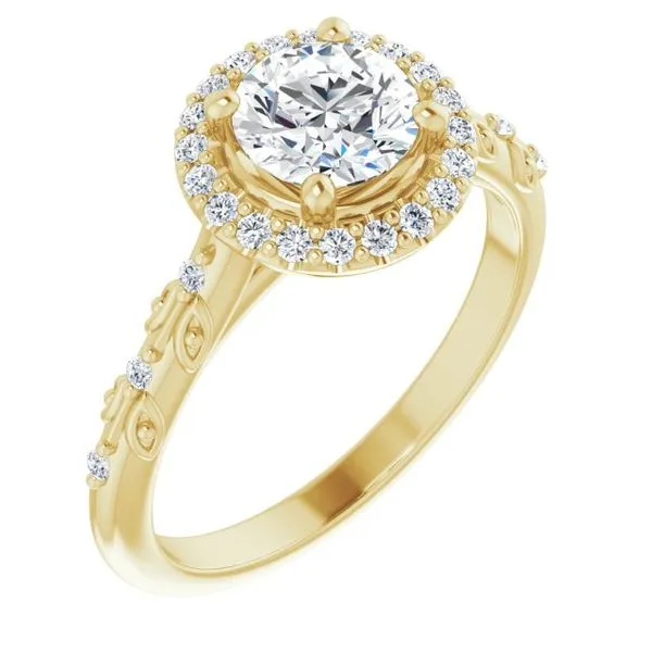 Halo-Style Engagement Ring Raleigh Diamond Fine Jewelry Raleigh, NC