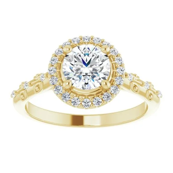 Halo-Style Engagement Ring Image 3 Raleigh Diamond Fine Jewelry Raleigh, NC