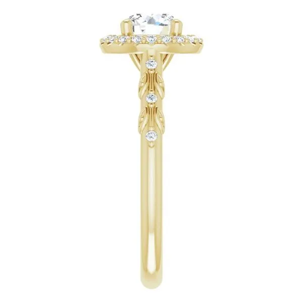 Halo-Style Engagement Ring Image 4 Raleigh Diamond Fine Jewelry Raleigh, NC