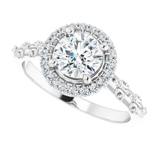 Halo-Style Engagement Ring Image 5 Shipley's Fine Jewelry Hampstead, MD