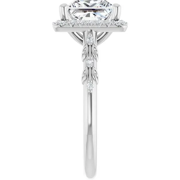 Halo-Style Engagement Ring Image 4 Shipley's Fine Jewelry Hampstead, MD