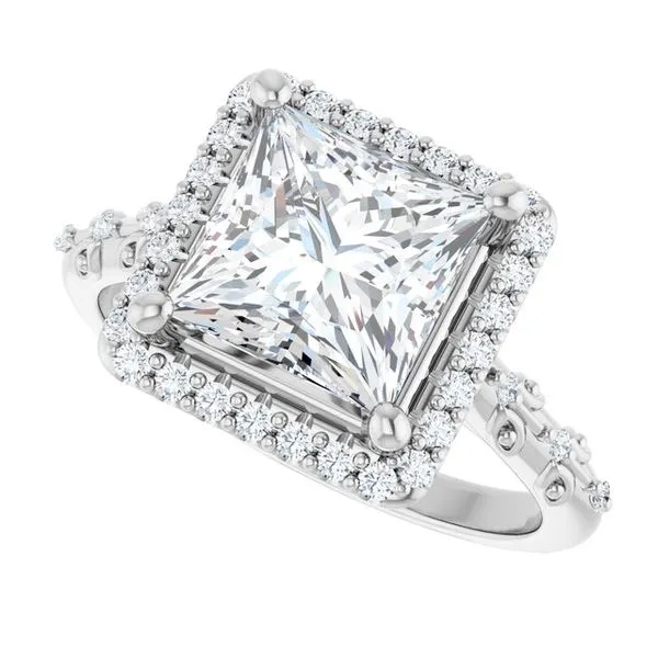 Halo-Style Engagement Ring Image 5 Shipley's Fine Jewelry Hampstead, MD