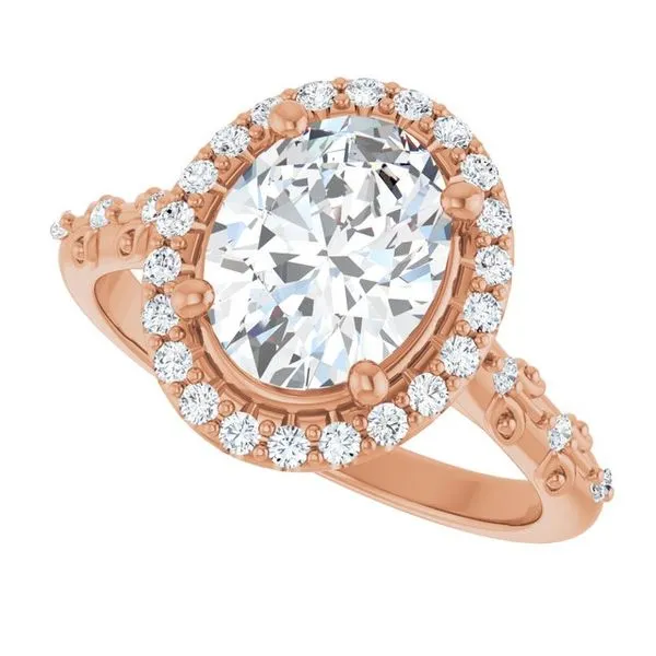 Halo-Style Engagement Ring Image 5 Raleigh Diamond Fine Jewelry Raleigh, NC