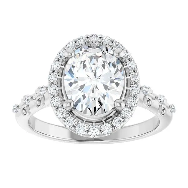 Halo-Style Engagement Ring Image 3 Raleigh Diamond Fine Jewelry Raleigh, NC