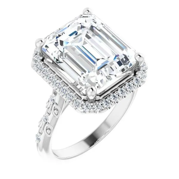 Halo-Style Engagement Ring Raleigh Diamond Fine Jewelry Raleigh, NC