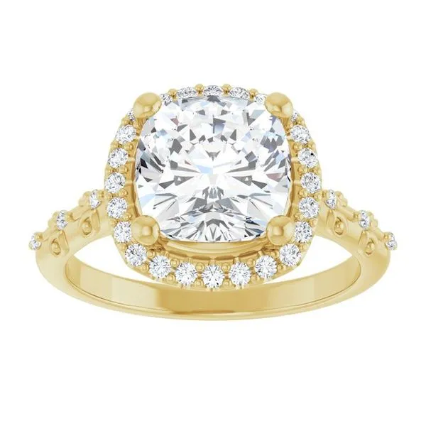 Halo-Style Engagement Ring Image 3 Raleigh Diamond Fine Jewelry Raleigh, NC