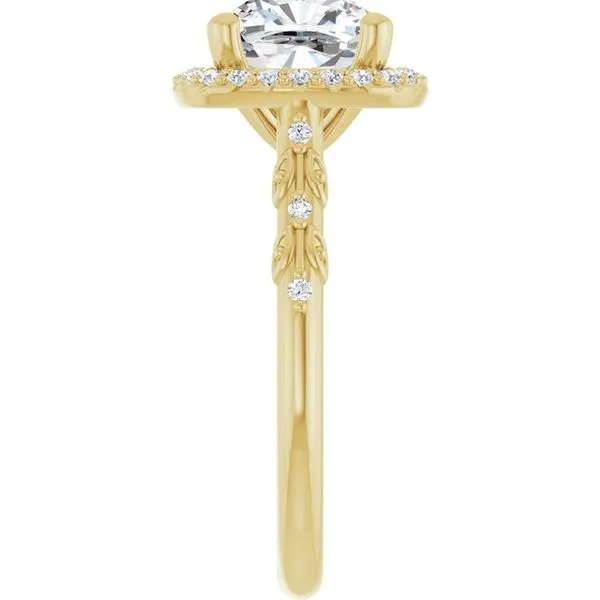 Halo-Style Engagement Ring Image 4 Raleigh Diamond Fine Jewelry Raleigh, NC