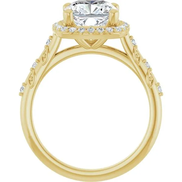 Halo-Style Engagement Ring Image 2 Raleigh Diamond Fine Jewelry Raleigh, NC