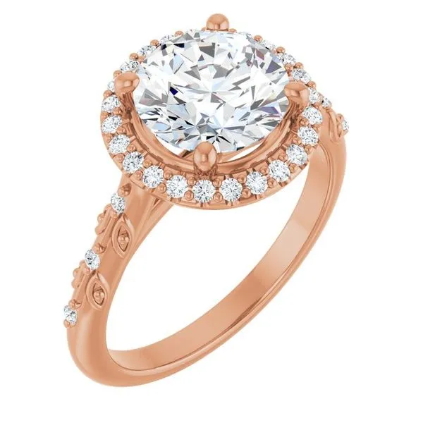 Halo-Style Engagement Ring Raleigh Diamond Fine Jewelry Raleigh, NC