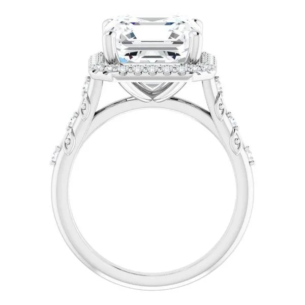 Halo-Style Engagement Ring Image 2 Shipley's Fine Jewelry Hampstead, MD